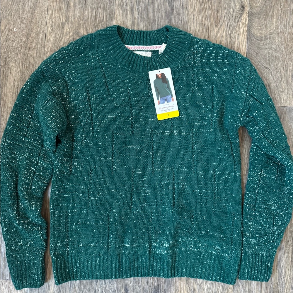 NWT Original Weatherproof Vintage Women’s Green Crewneck Sweater